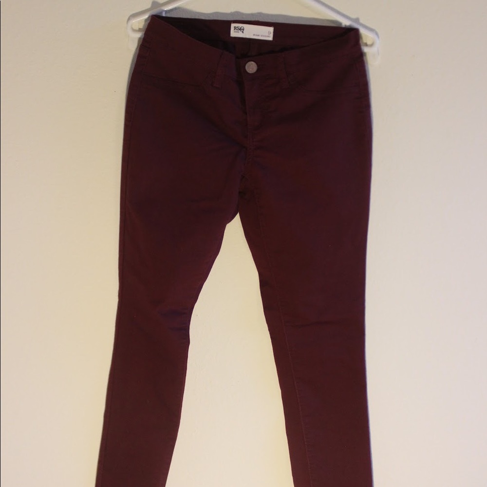 RSQ Maroon Jeggings